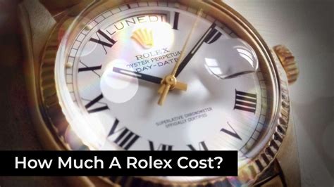 rolex how much it cost
